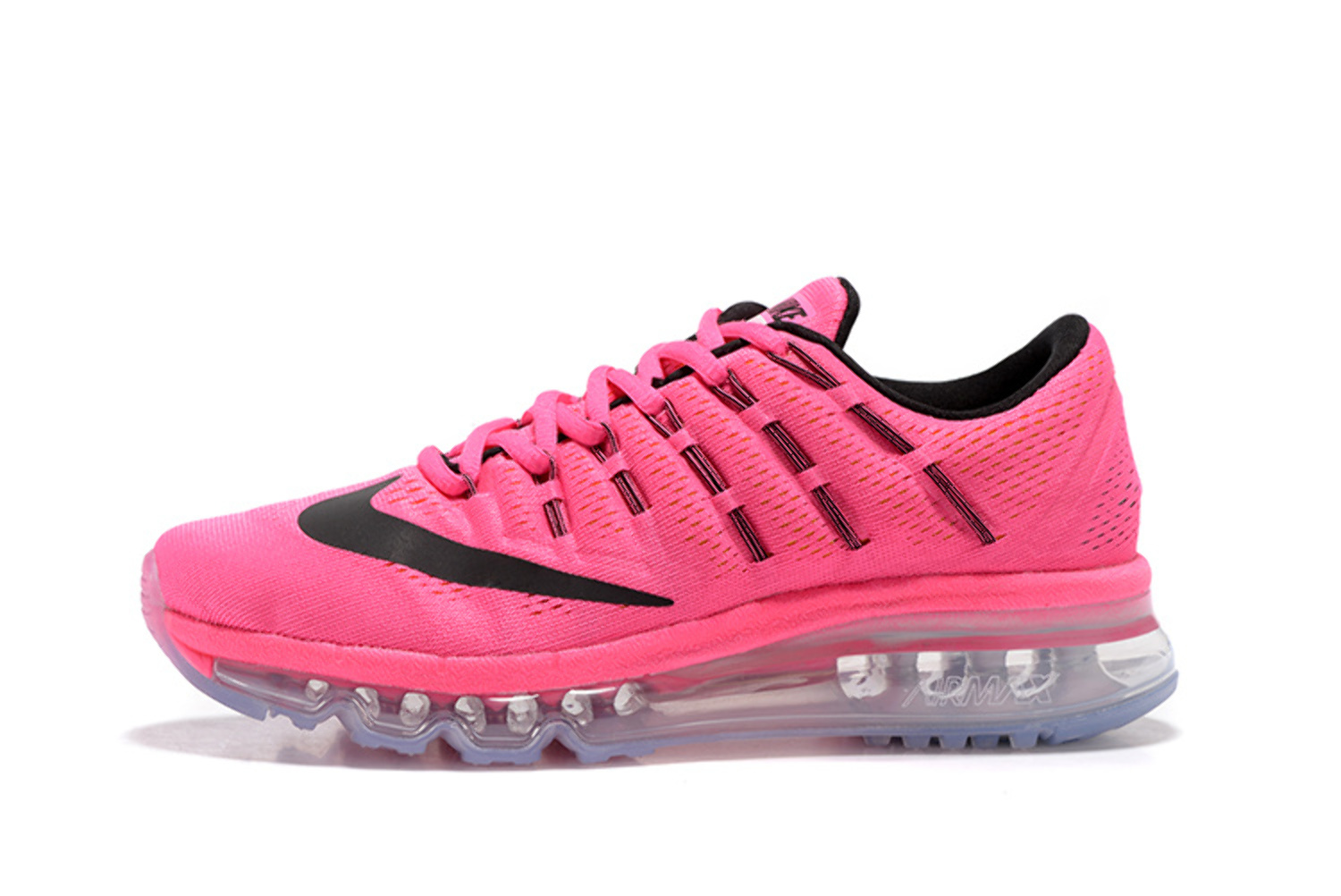 pink and black nike air max