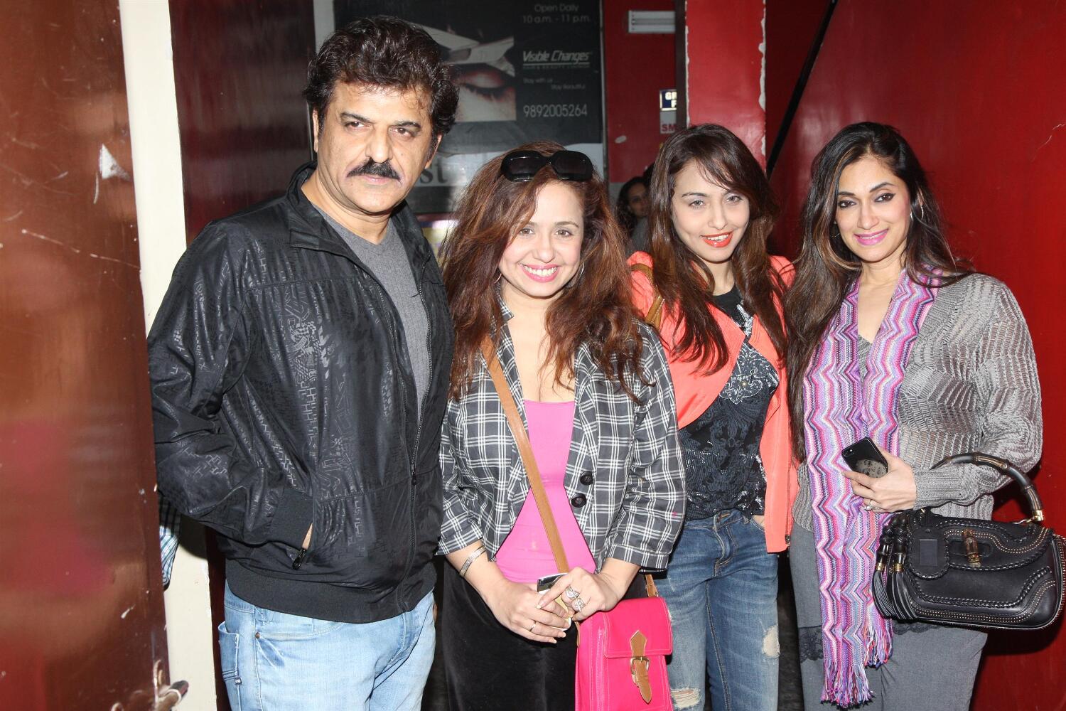 Rajesh Khattar with wife and friends at the special screening of RACE 2