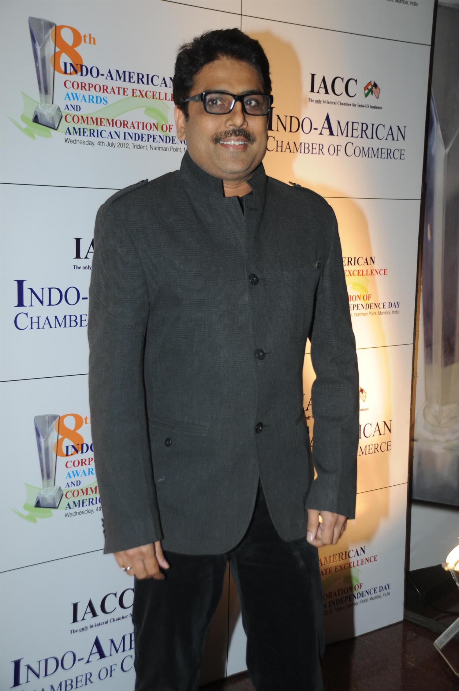 TV actor Shailesh Lodha at the 8th Indo American Corporate Excellence