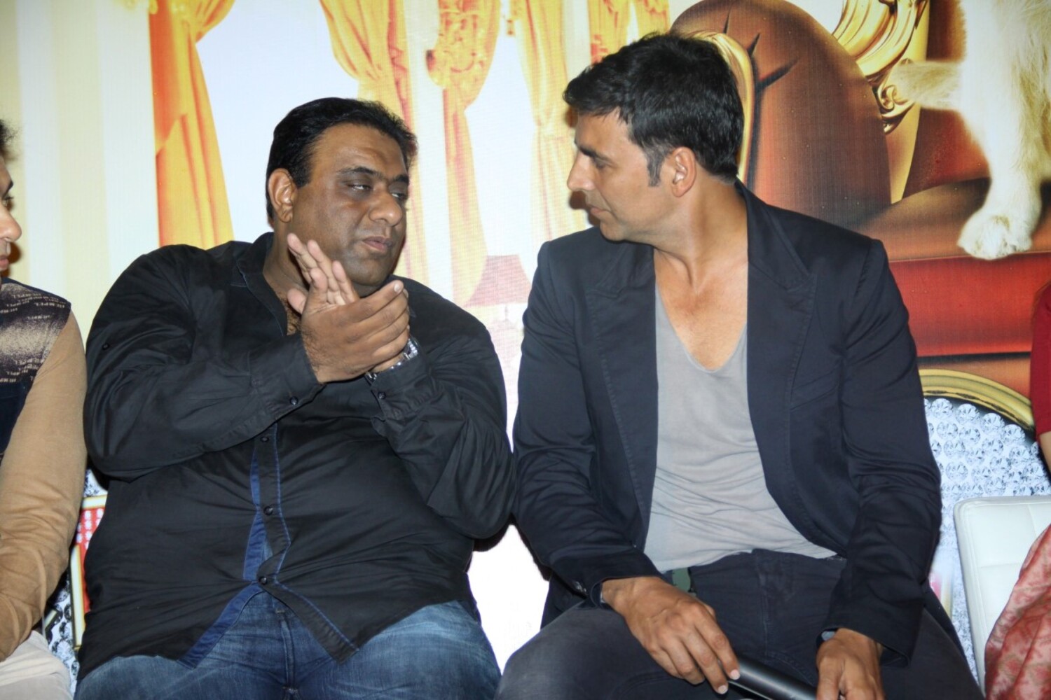 Akshay Kumar with Sajid Farhad at first look trailer launch of film Its