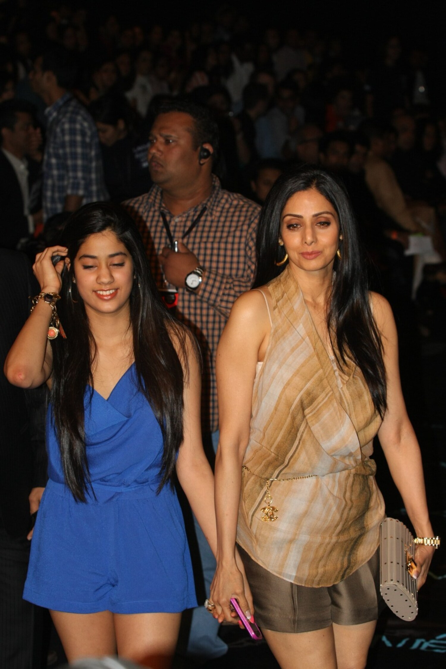 Sridevi With Daughter Jhanvi At Lfw Summer Resort 2012 5 : Rediff 