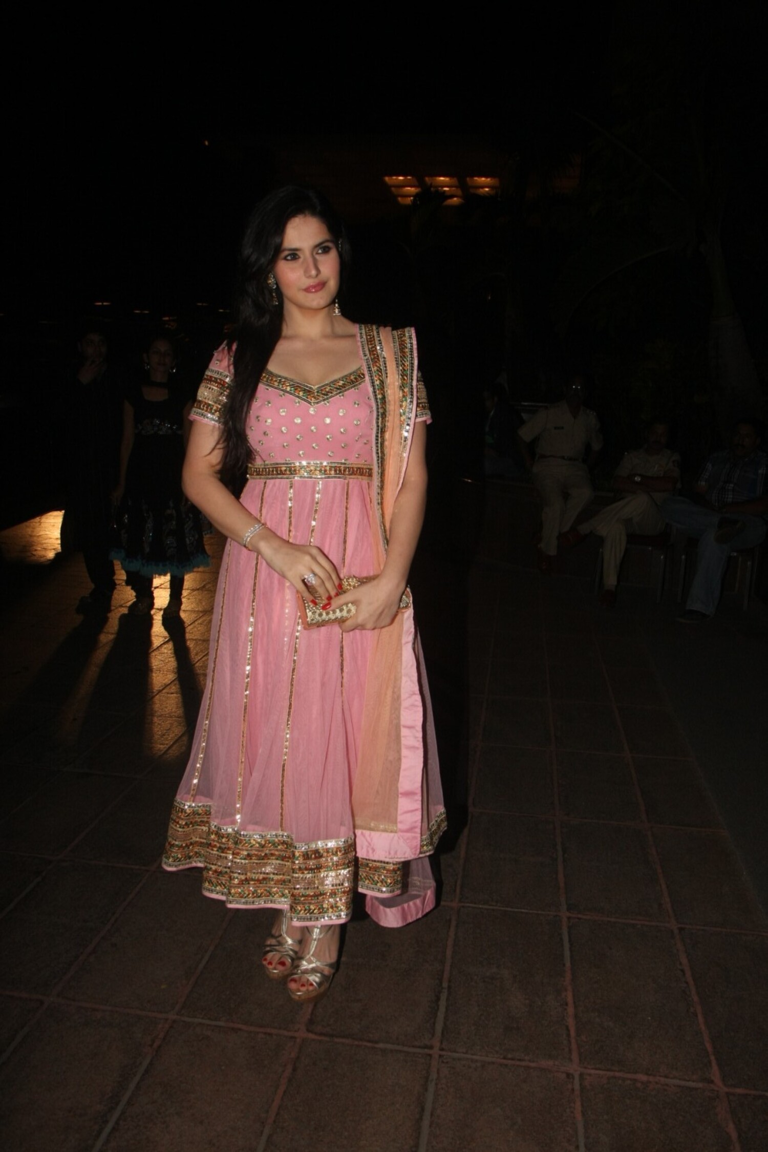 Zarine Khan at Wedding Sangeet Ceremony of Ritesh Deshmukh Genelia at