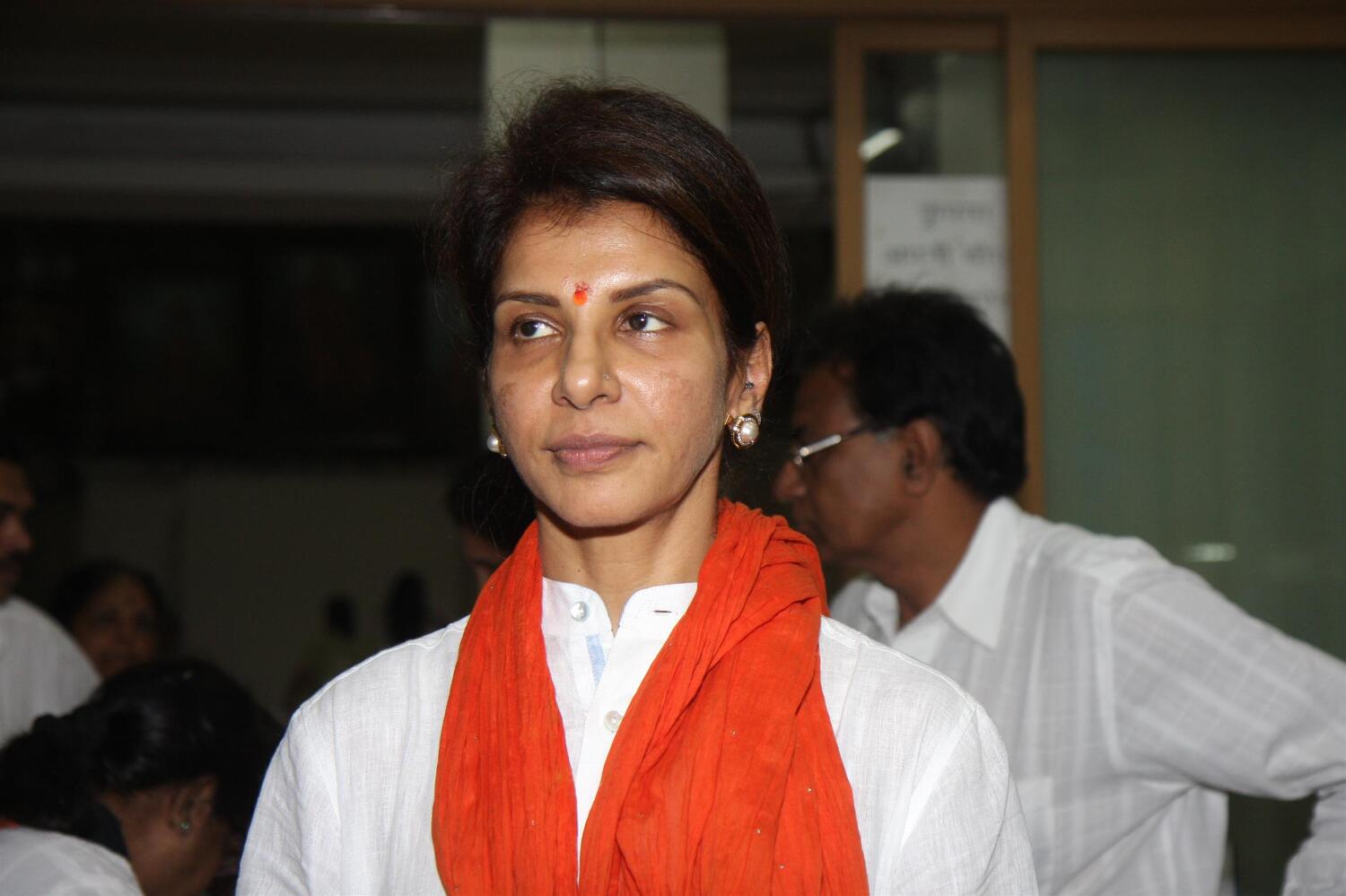 Anita Raj at the prayer meet of veteran actor Jagdish Raj : rediff