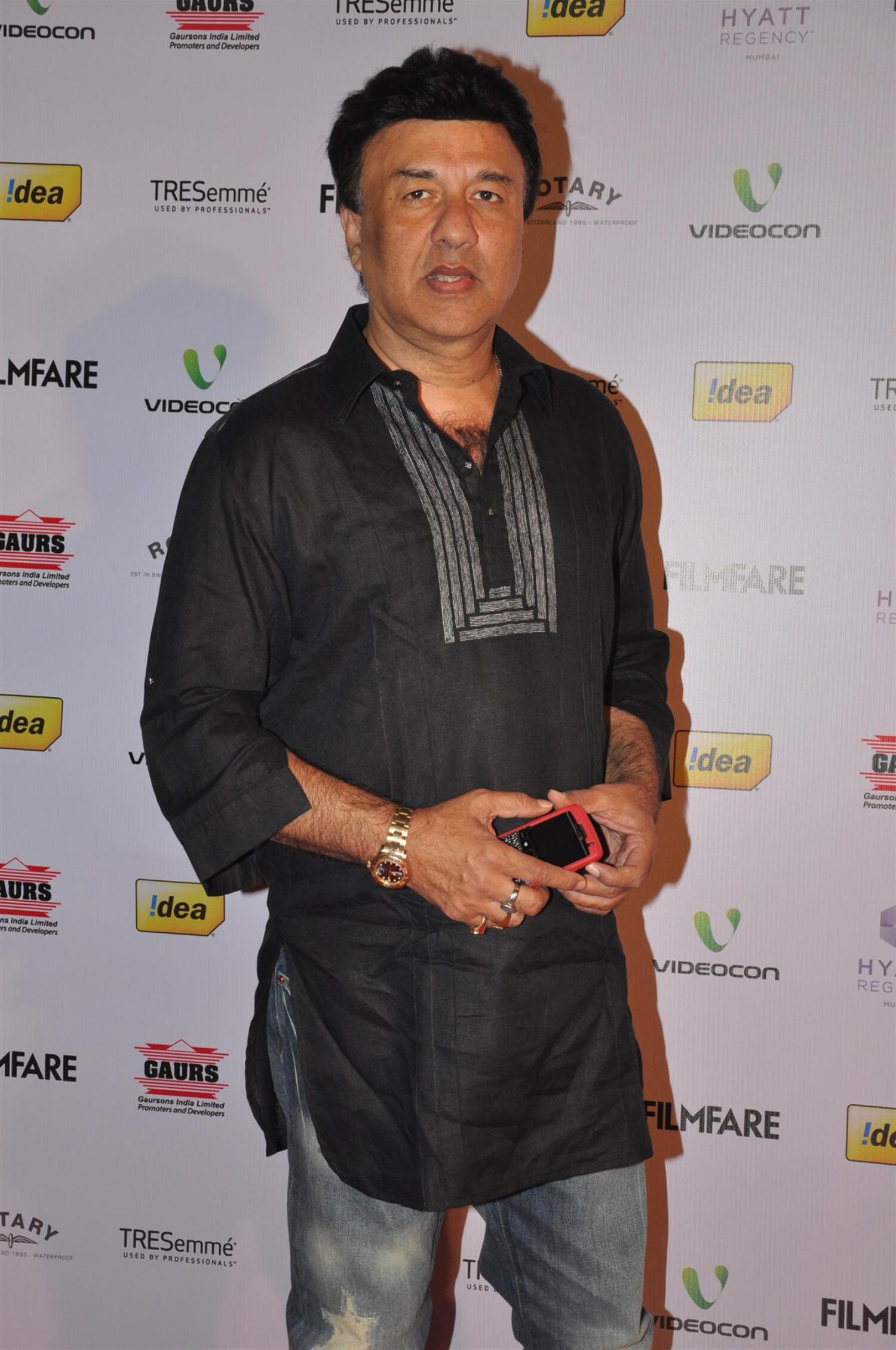 Music Director Anu Malik At The 58th Idea Filmfare Awards Nominations Party Night At Hotel Hyatt 8557