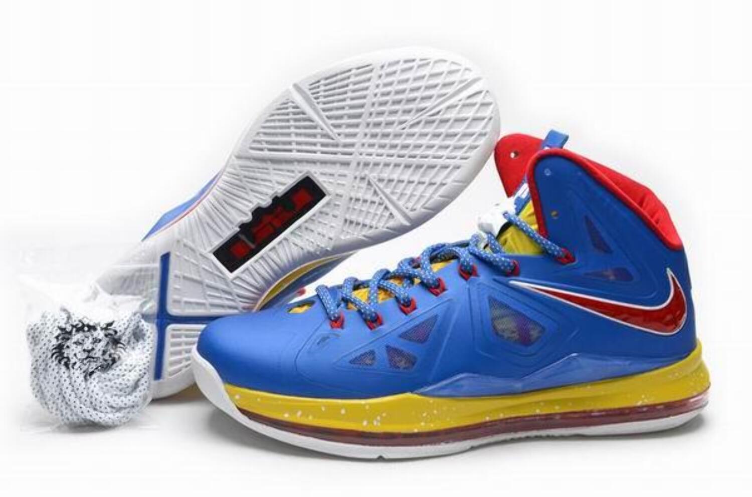 red white and blue lebron 10