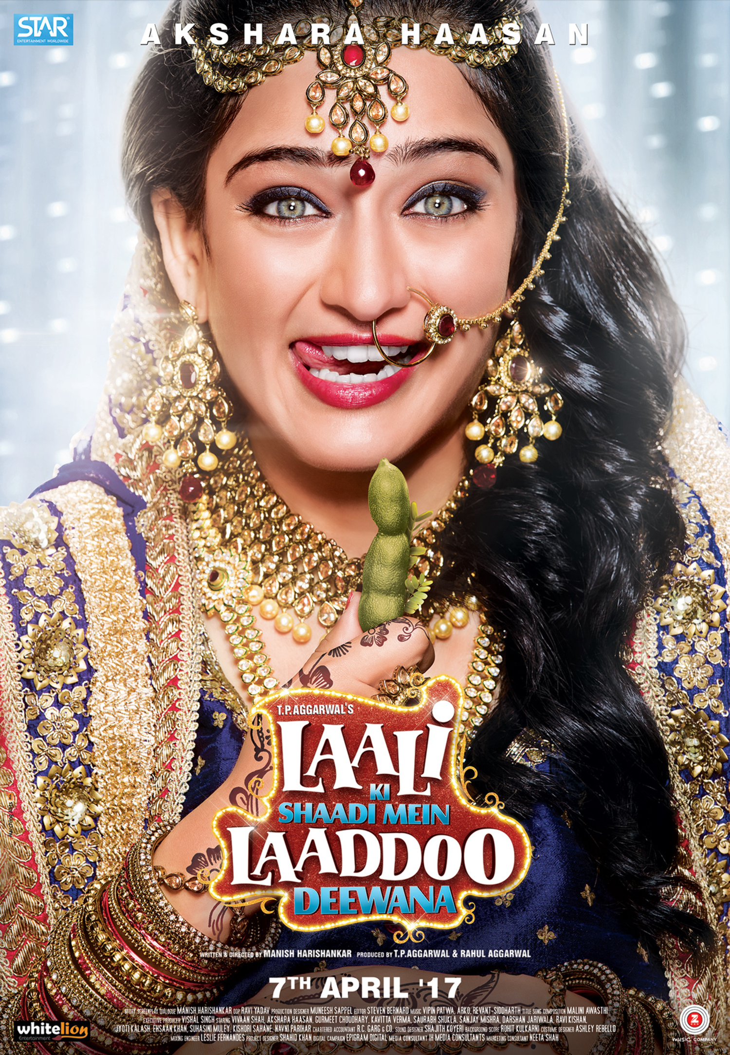 Akshara Haasan Laali Ki Shaadi Mein Laaddoo Deewana Poster : laali ki