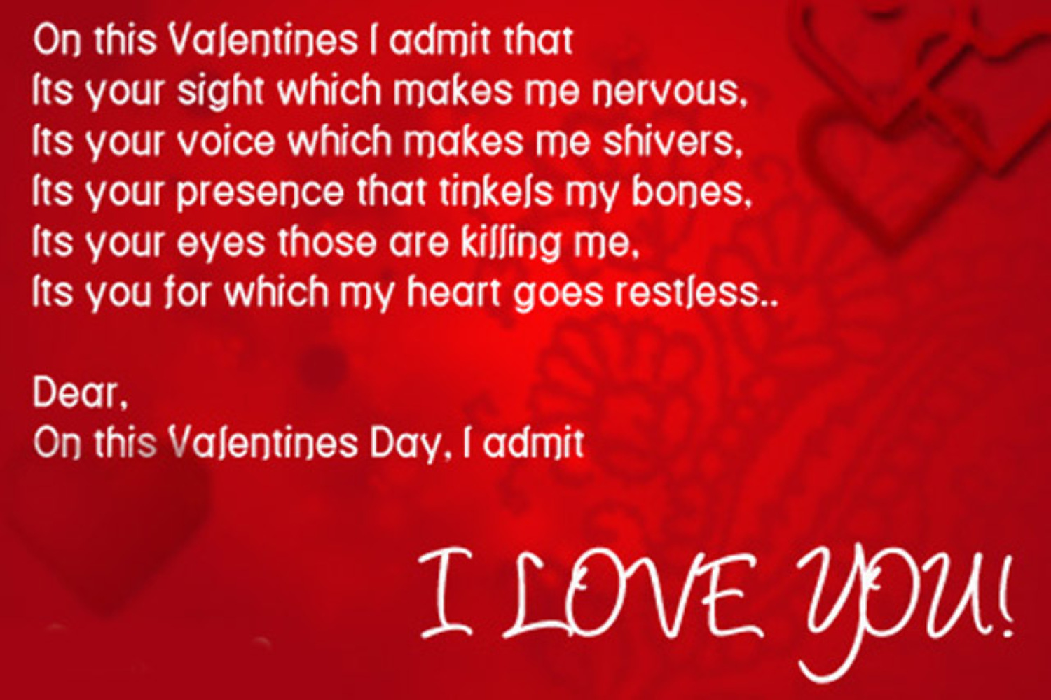 Valentines Day Message Card : valentine s day - photo 20 from album