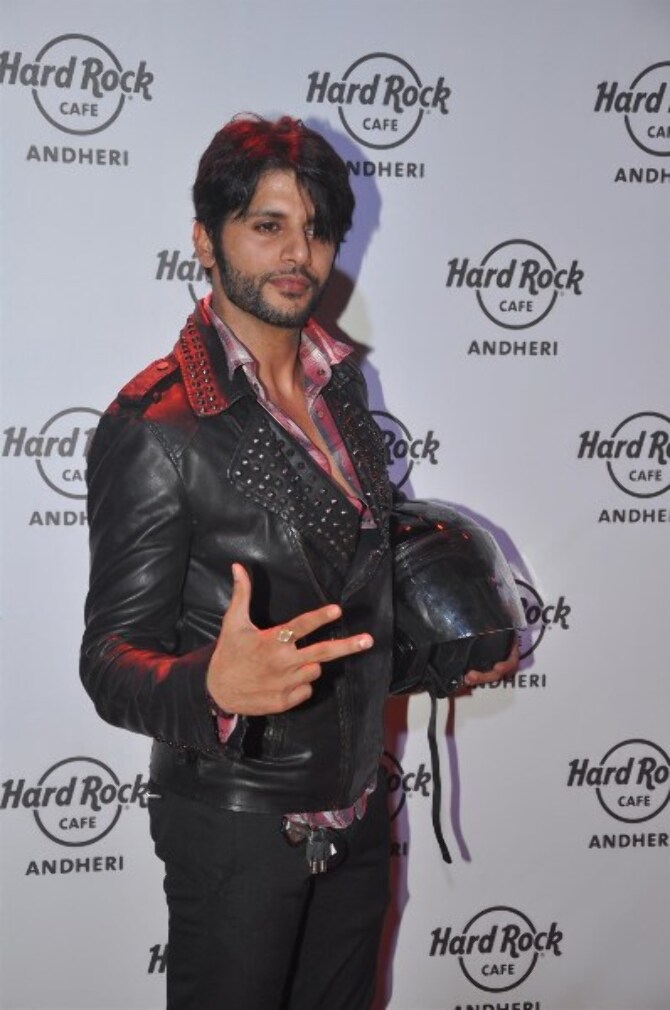 Karanvir Bohra aka Manoj Bohra at the launch of Hard Rock Cafe in