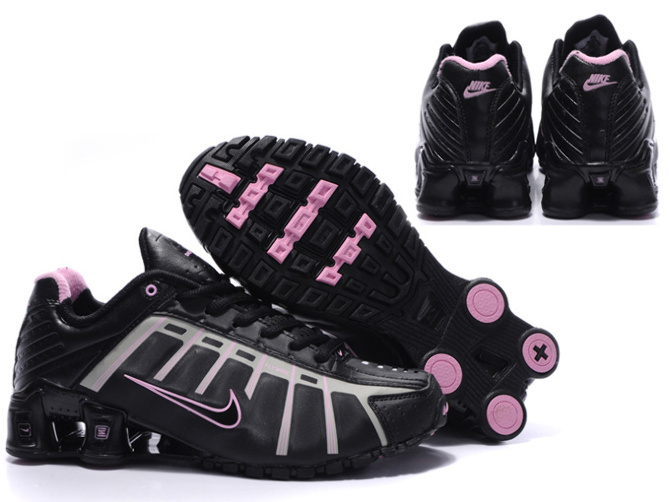 nike shox black and pink