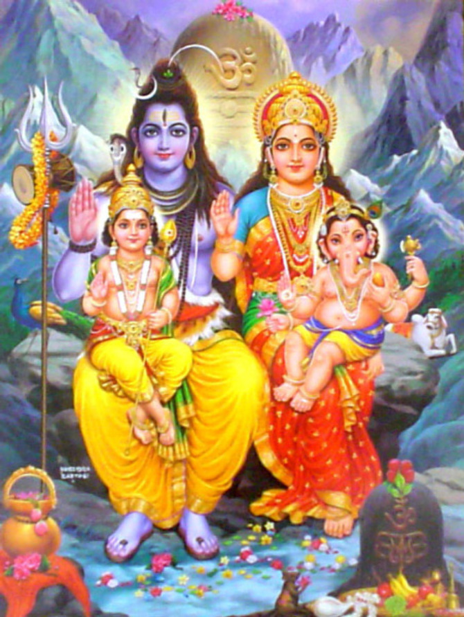 Family Members Of Lord Ganesh : Lord Ganesh On Rediff Pages