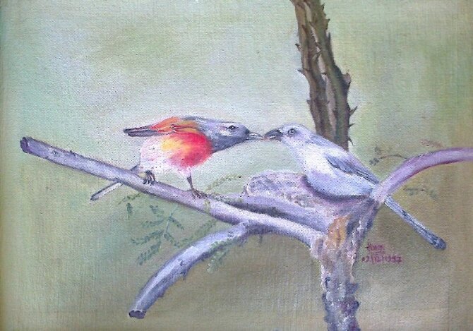 Code Magon19  Birds on tree