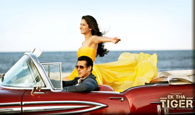 Salman Khan Katrina Kaif Ek Tha Tiger Movie Song Images : salman khan