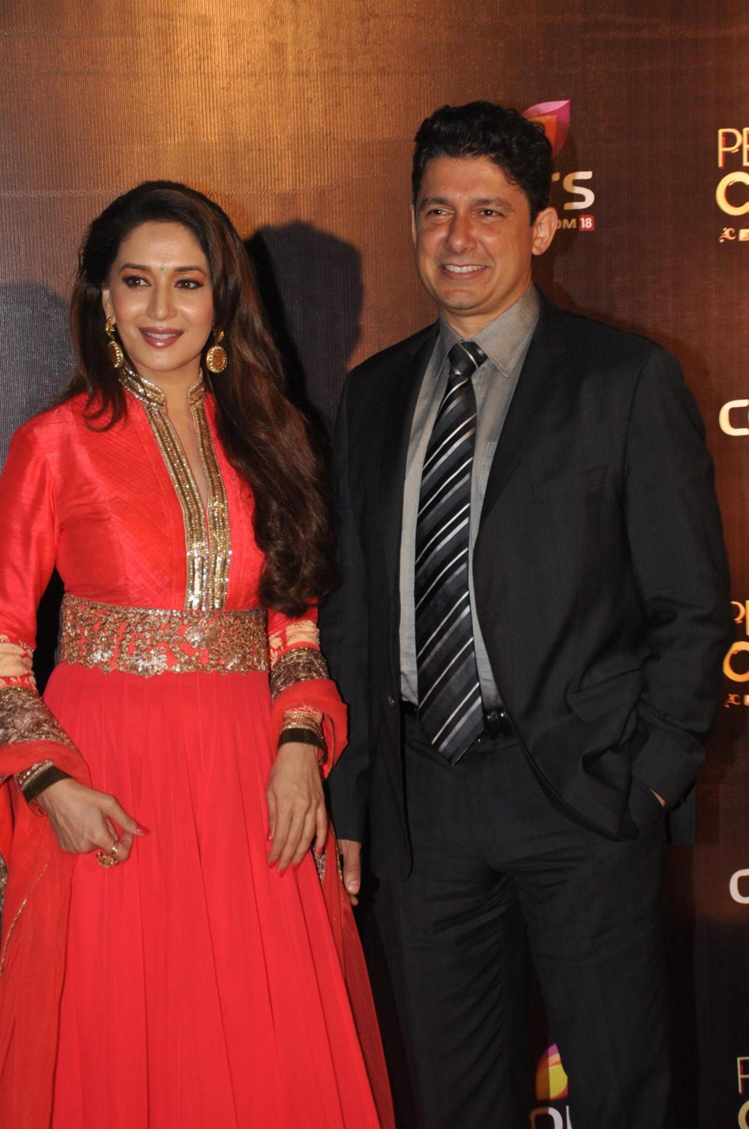 Madhuri Dixit Nene with husband Sriram Nene at PEOPLE S CHOICE AWARDS ...