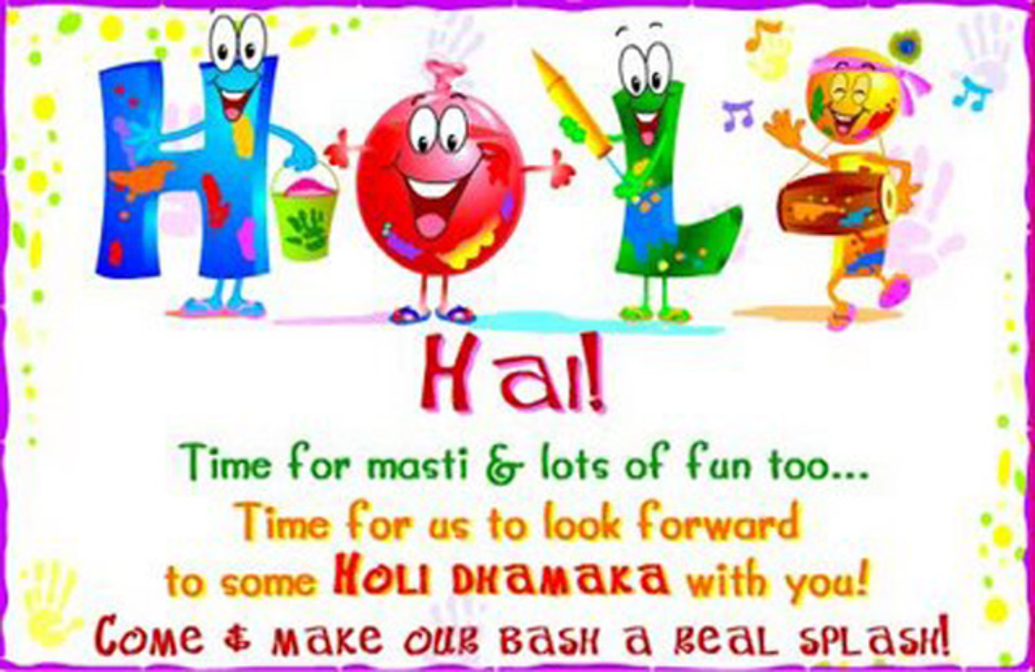 Happy Holi Festival Greetings : holi on Rediff Pages
